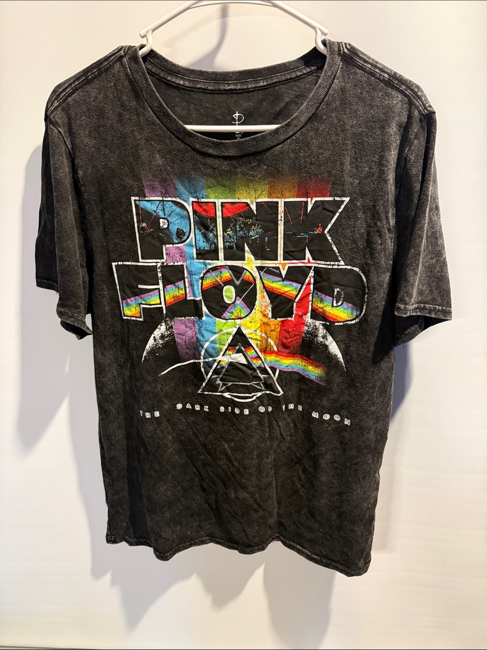 Pink Floyd Dark Side of the Moon Prism Black Graphic Tee Size: M